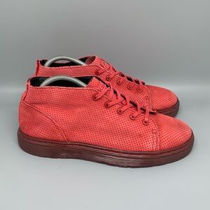 Dr. Martens Baynes 6-Eye Chukka Red Boots Men's Sz‎ 10